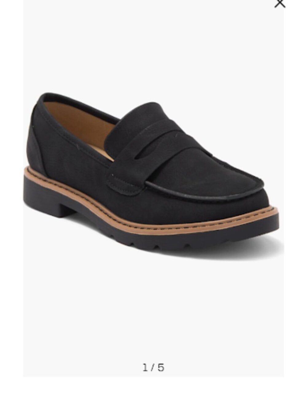 TARYN by Taryn Rose Devanie Memory Foam Penny Loafers Brown Women’s Size 6 NWOB